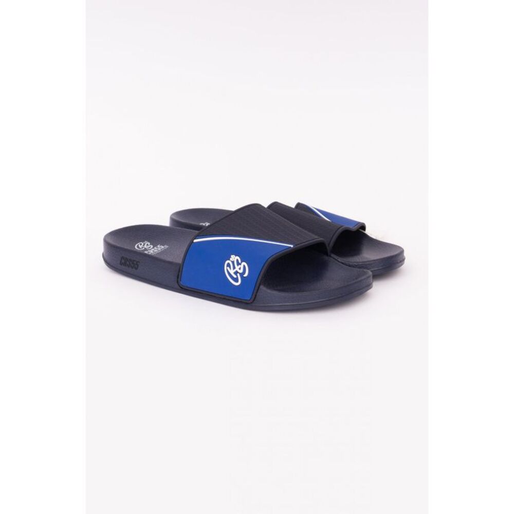Crosshatch Mens Ventamoore Sliders / Navy/Blue